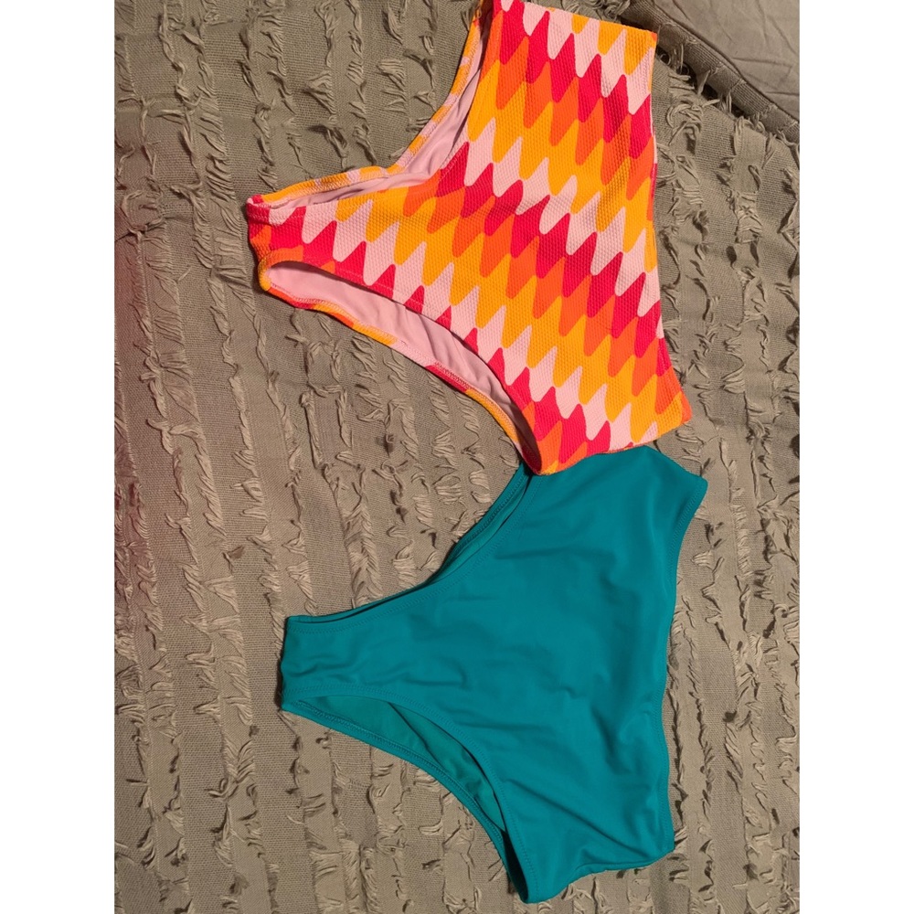 Two Aerie High Waisted Bottoms